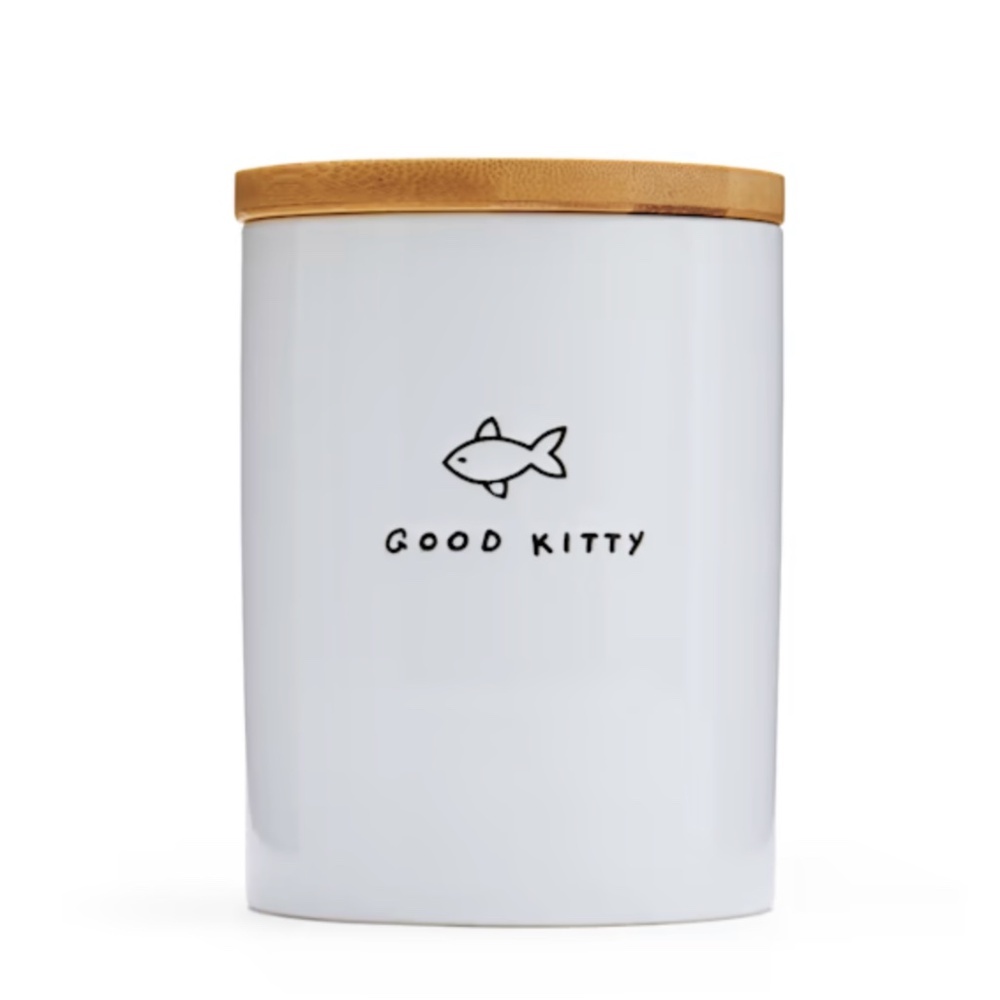 Good Kitty Ceramic Cat Treat Jar